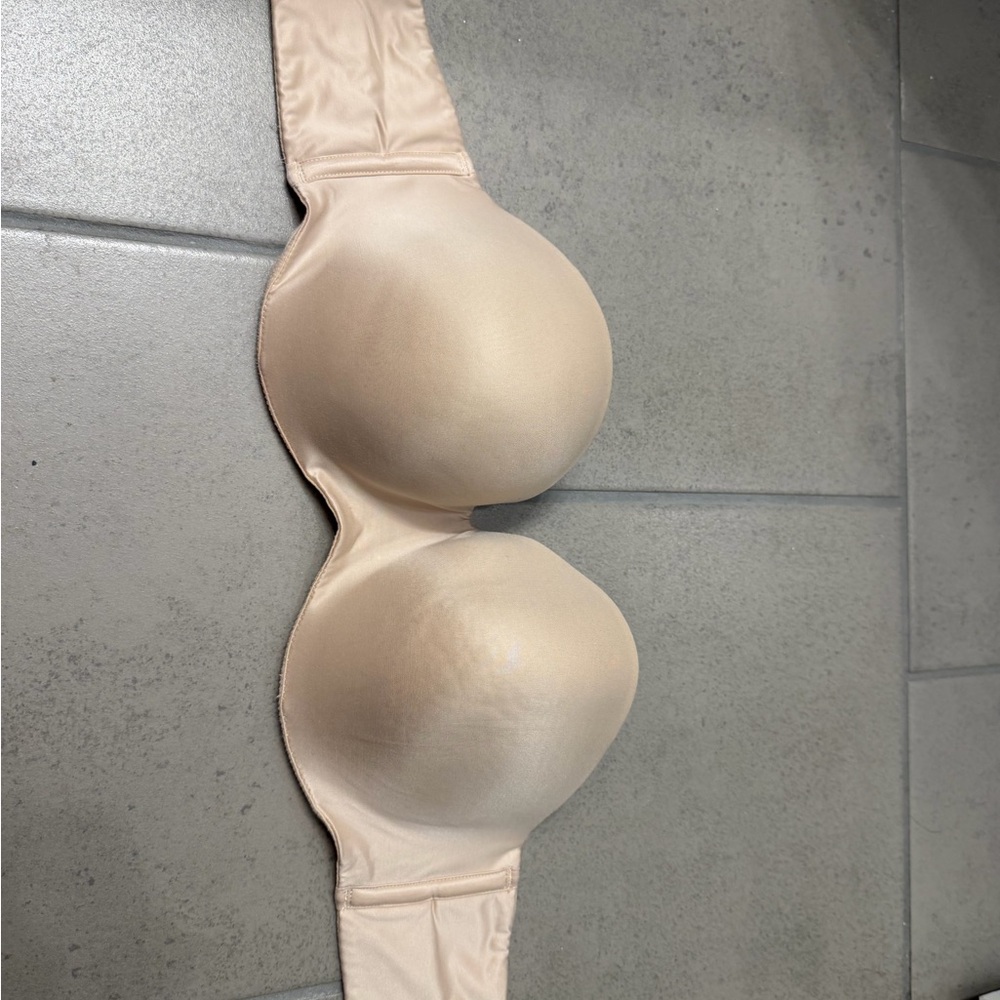 Victoria's Secret Cream Strapless Bra